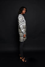 Load image into Gallery viewer, Save Chamberlain| Textured Skirt Panel Sweater's