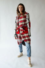 Load image into Gallery viewer, Monster| Tartan Car Coat (Textured Gecko)